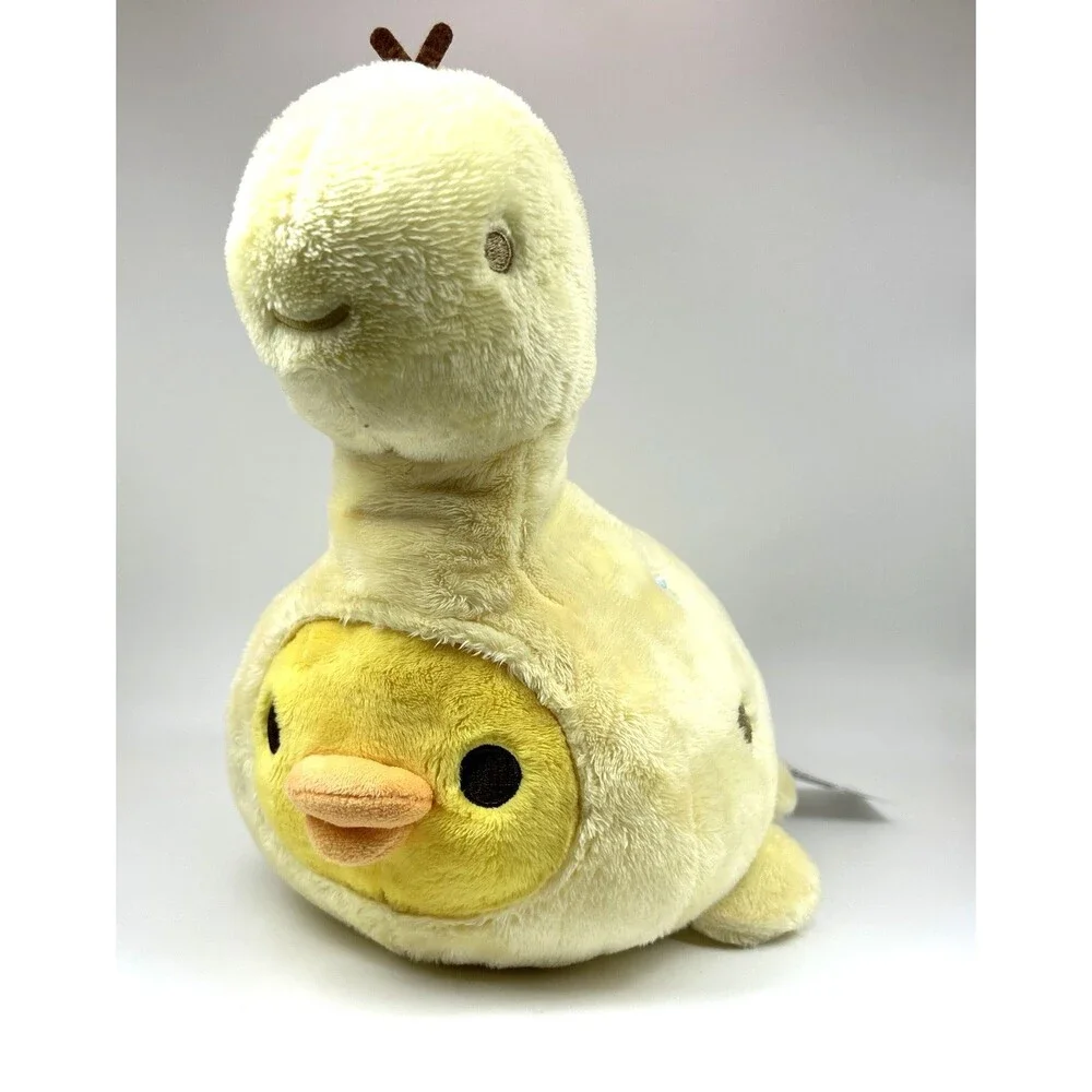 Kiiroitori San-X Original: Plays with Dino Series Plush - Pastel Yellow